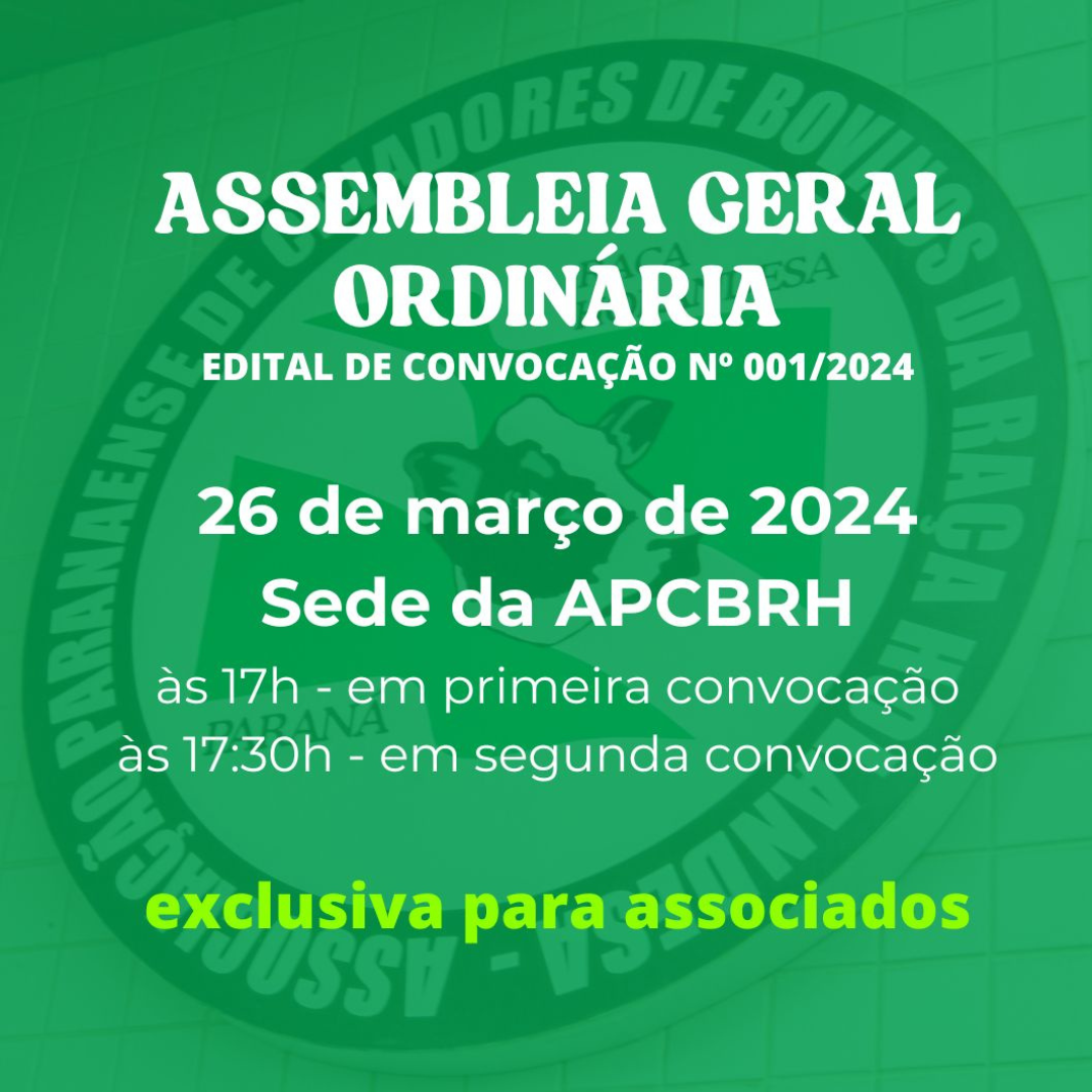 ASSEMBLEIA GERAL ORDINÁRIA